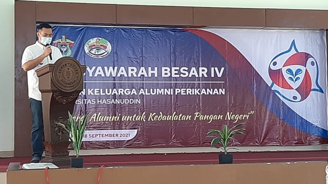 Yusran Lalogau Terpilih Ketua Ika Perikanan Unhas