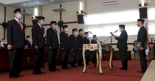 Plt Gubernur Sulsel Lantik 10 Pejabat Eselon II