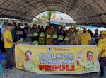 Golkar Takalar Salurkan Bantuan untuk Korban Kebakaran
