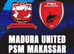 Hasil Pertandingan Madura United vs PSM Makassar Berakhir Imbang 1-1