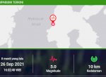 Gempa Bumi 5.0 Magnitudo Guncang Mamuju Tengah