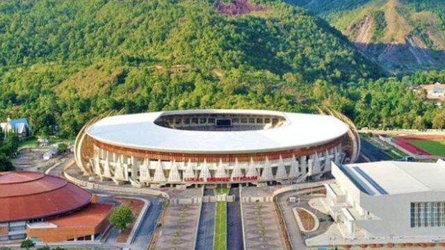 Stadion Papua Bangkit. (Foto: DOk. Kementerian PUPR)