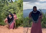Viral Nenek 74 Tahun Pakai Gamis Kuat Mendaki Gunung