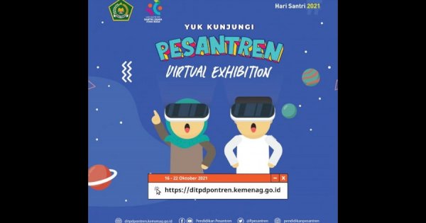 Hari Santri 2021, 100 Pesantren Ikuti Pameran Secara Virtual