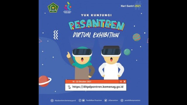 Hari Santri 2021, 100 Pesantren Ikuti Pameran Secara Virtual