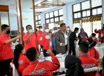 Plt Gubernur Beri Semangat Atlet di Posko Kontingen Sulsel