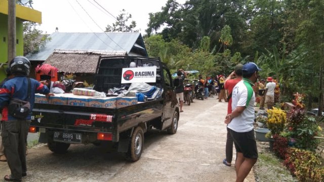 Baguna PDIP Bawa Sembako dan Obat-obatan untuk Korban Bencana Alam Luwu