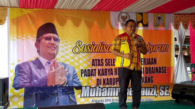 Keliling Dapil, Anggota DPR RI Muh. Fauzi Pastikan Program Padat Karya Berjalan