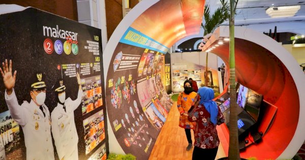 Booth Pemkot Makassar Juara 1 di Ajang Indonesia Smart City Forum &#038; Expo 2021l