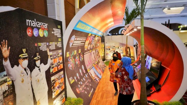 Booth Pemkot Makassar Juara 1 di Ajang Indonesia Smart City Forum &#038; Expo 2021l