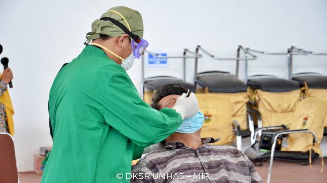 Jelang Perkuliahan Tatap Muka, 1.240 Mahasiswa dan Dosen Unhas Ikut Swab Antigen