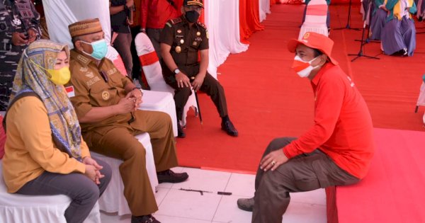 Vaksinasi Bersama Presiden di Gorontalo Sasar 2.442 Orang