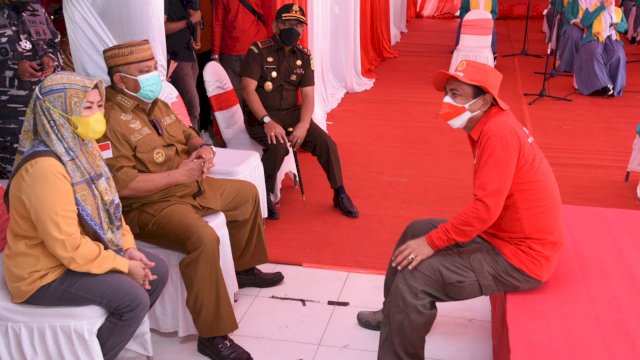 Vaksinasi Bersama Presiden di Gorontalo Sasar 2.442 Orang