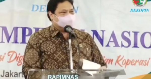 Airlangga: Dekopin Hanya Satu, Nurdin Halid Pimpinan Sah