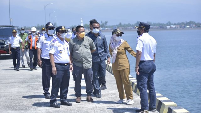 Anggota DPR RI Muhammad Fauzi Tinjau Pelabuhan Munte