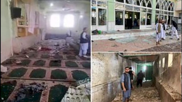 Puluhan Tewas dalam Serangan Bom Saat Salat Jumat di Masjid Afghanistan