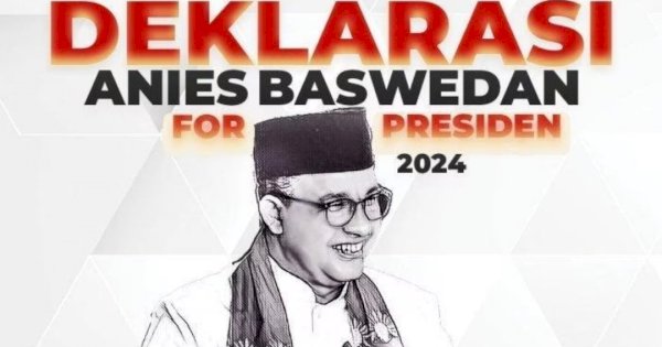 Relawan Deklarasikan Anies Baswedan Presiden 2024