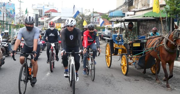 Bersama 41 Wali Kota, Danny Pomanto Nikmati Jalur Gowes Monalisa