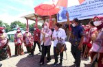 Fatmawati Rusdi Dampingi Menteri Ida Ground Breaking BLK Maritim