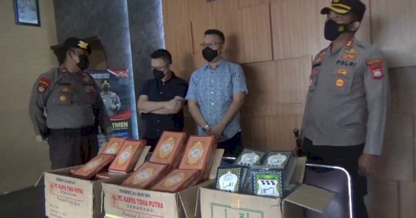 IJTI Sulsel Gandeng Polres Pelabuhan Makassar Bumikan Alquran