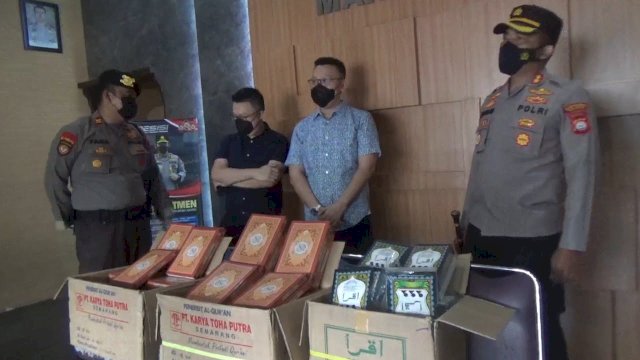 IJTI Sulsel Gandeng Polres Pelabuhan Makassar Bumikan Alquran