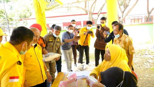 Selain Vaksinasi, Golkar Jeneponto Tanda Tangan Pakta Integritas Pengurus Baru