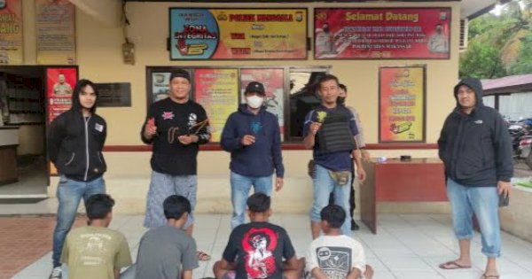 Polisi di Makassar Tangkap 4 Pelaku Begal dengan Modus Aplikasi Michat