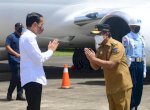 Kunjungi Sulsel Ketiga Kalinya Selama 2021, Jokowi Disambut Plt Gubernur Sulsel