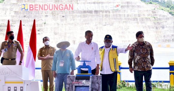 Diresmikan Jokowi, Bendungan Karalloe Akan Aliri 7 ribu Hektare Lahan Pertanian