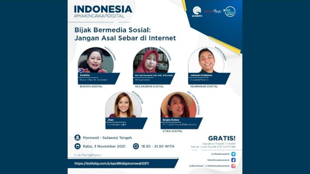 Bermedia Sosial Sehat, Bijak, dan Beretika Agar Aman dari Kejahatan Siber