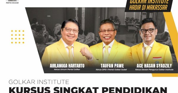 Sekolah Pemerintahan dan Kebijakan Publik Partai Golkar Hadir di Makassar