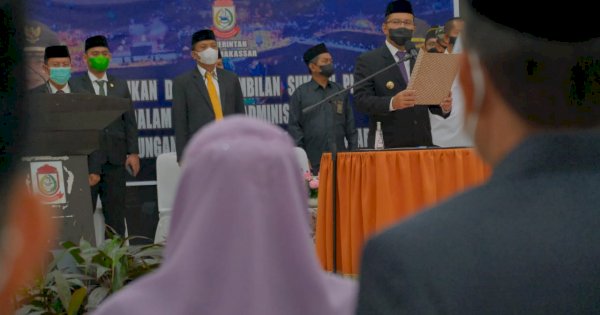 Pimpinan DPRD Makassar Hadiri Pelantikan Pejabat Eselon III Pemkot