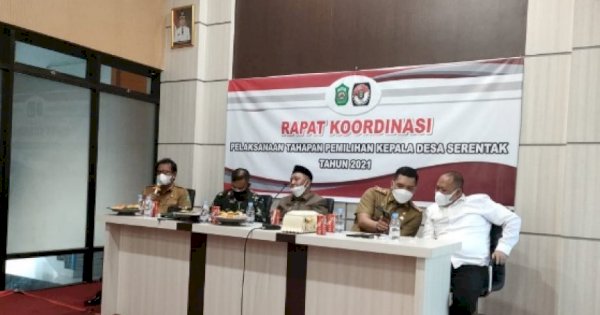 Dihadiri Forkopimda, Pemkab Takalar Rakor Tahapan Pilkades Serentak