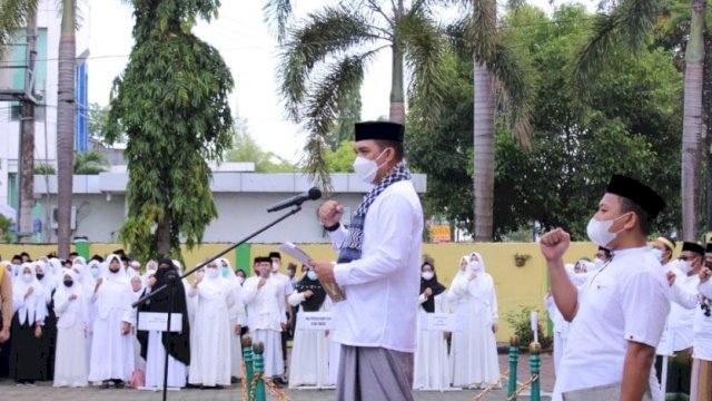 Ini Pesan Sekda Takalar dalam Peringatan Hari Santri Nasional 2021