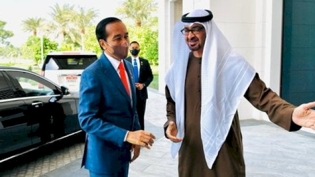 Presiden Jokowi Tinjau Jalan Joko Widodo di Abu Dhabi