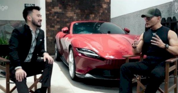 Deddy Corbuzier Jadi Orang Indonesia Pertama Pemilik Ferrari Roma