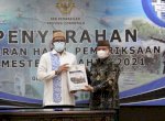 BPK Serahkan Hasil Pemeriksaan Kinerja Vaksinasi Covid-19 Pemprov Gorontalo