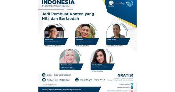 Hindari Konten Negatif, Tingkatkan Kreatifitas untuk Buat Konten Bermanfaat