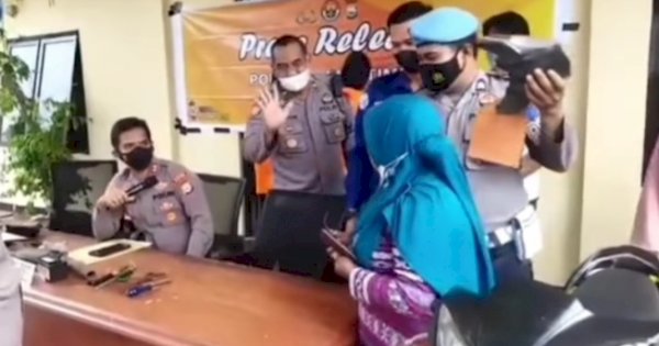 Ibu-ibu di Lutim Ngamuk, Minta Kembali Motor yang Dicuri Pelaku 