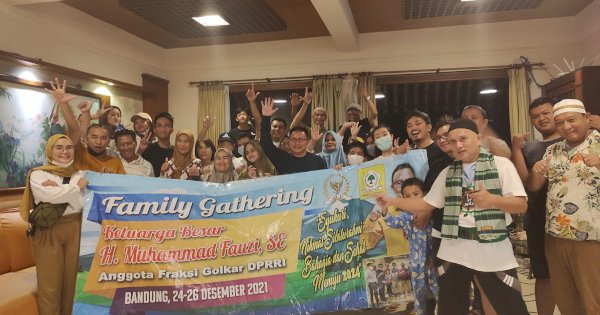 Family Gathering Anggota DPR Muhammad Fauzi, Bangun Sinergi dan Keakraban Tim