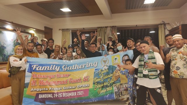 Family Gathering Anggota DPR Muhammad Fauzi, Bangun Sinergi dan Keakraban Tim