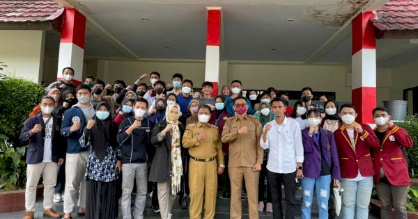 Mahasiswa Modul Nusantara UNM Ikut Apel Pagi di Toraja Utara