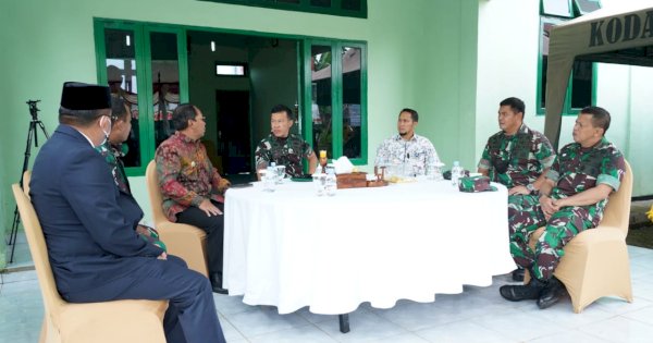 Peresmian Kantor Koramil Tamalanrea, Wali Kota Makassar Instruksikan Pembangunan Paving Block