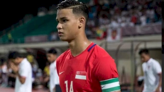 Pose Irfan Fandi kala bermain bersama Timnas Indonesia beberapa waktu lalu. (Foto: The Pride)