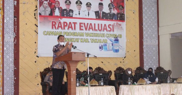 Capaian Meningkat, Bupati Takalar Evaluasi dan Maksimalkan Program Vaksinasi di Takalar