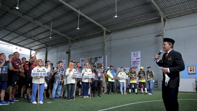 Danny Pomanto Buka Liga Futsal Wali Kota Cup, Ini Pesannya