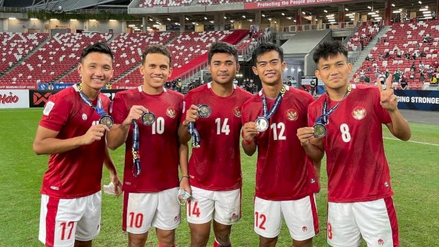 Deretan bintang Timnas Indonesia saat tampil di Piala AFF Cup 2020 di Singapura dan berhasil menjadi runner up. (Foto: PSSI) 