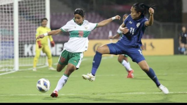 Timnas Indonesia Putri akhirnya menyudahi Piala Asia dengan rekor buruk. (Tangkapan layar YT) 