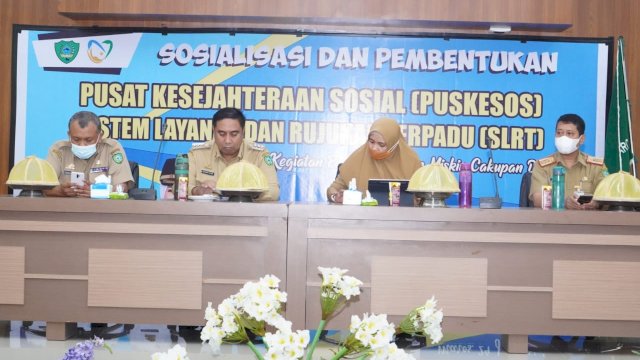 103 Desa dan Kelurahan Ikut Sosialisasi Puskesos, Ini Pesan Bupati Maros