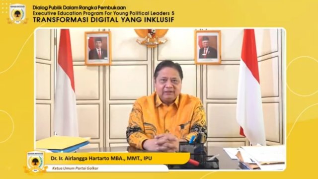 Airlangga Hartarto Dorong Alumni Golkar Wujudkan Transformasi Digital yang inklusif